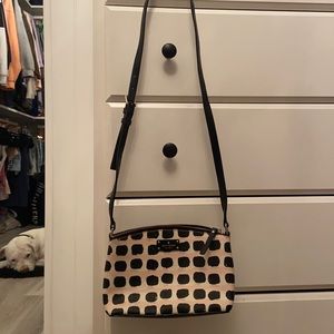 Black, White, and Pink Kate Spade Crossbody